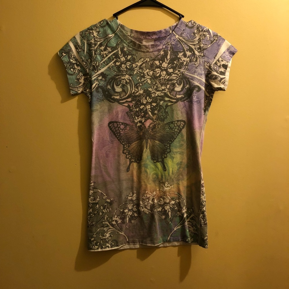 Butterfly design shirt